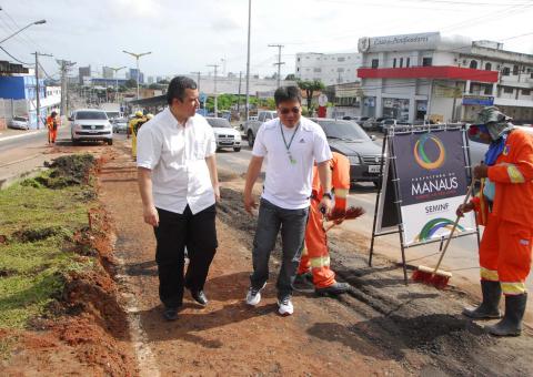 Prefeitura faz intervenções em avenidas de grande fluxo  